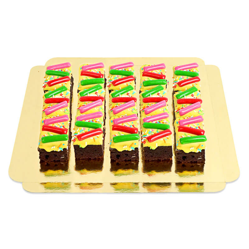 Brownies med fizz-pÀrlor (15 st)