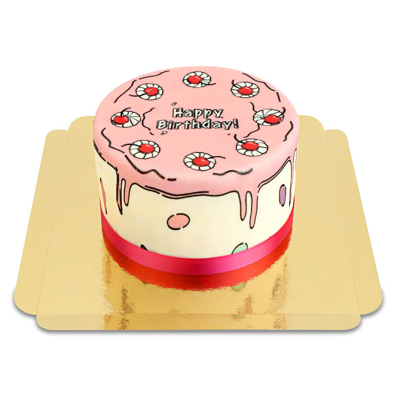 Comic Cake-TÄrta