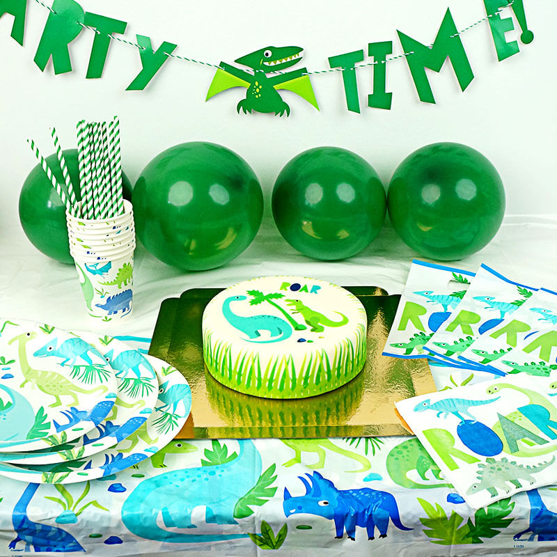 Dinosaurie-partyset inklusive tÄrta