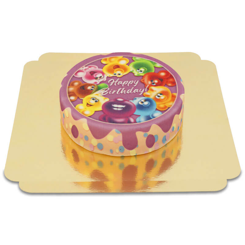 Gelini TÄrta - Happy Birthday Pastell
