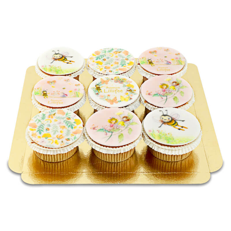 Blomsterprinsessan Lillifee cupcakes (9 st.)
