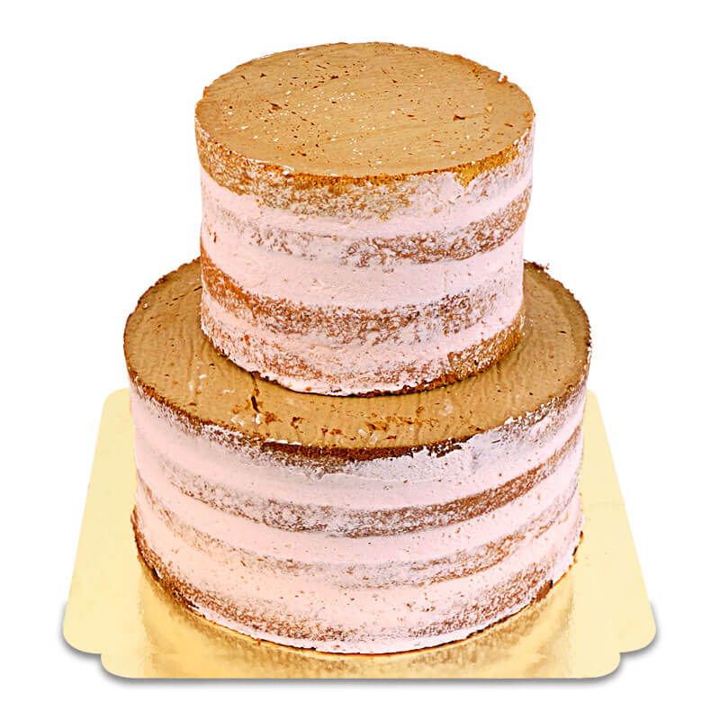 Naked Cake Jordgubb 2-vÄnings