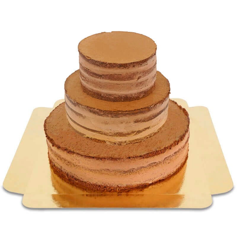 Naked Cake Choklad i tre vÄningar