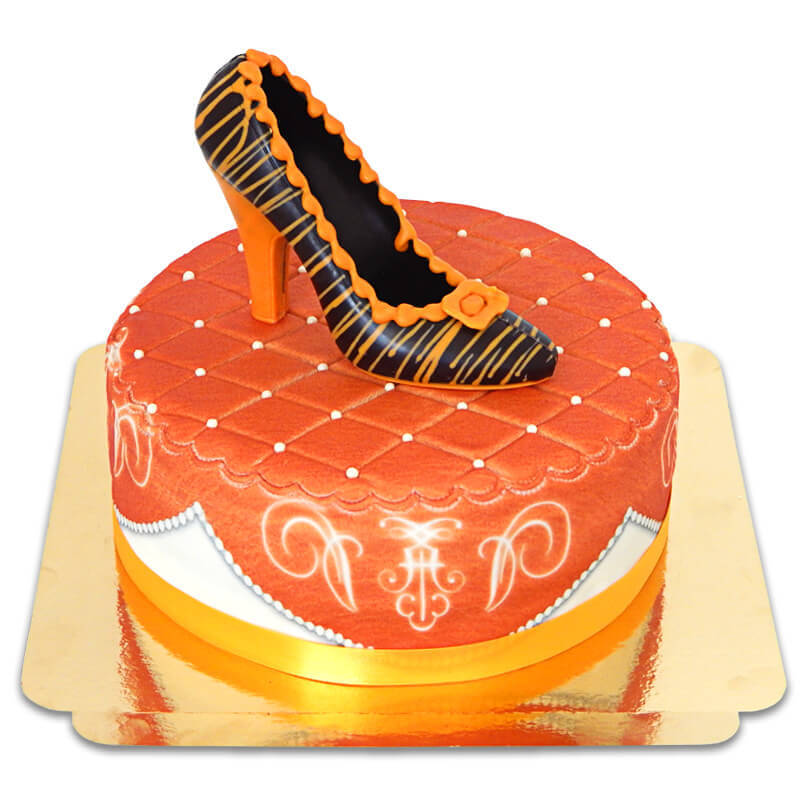 Orange deluxetÄrta med chokladsko