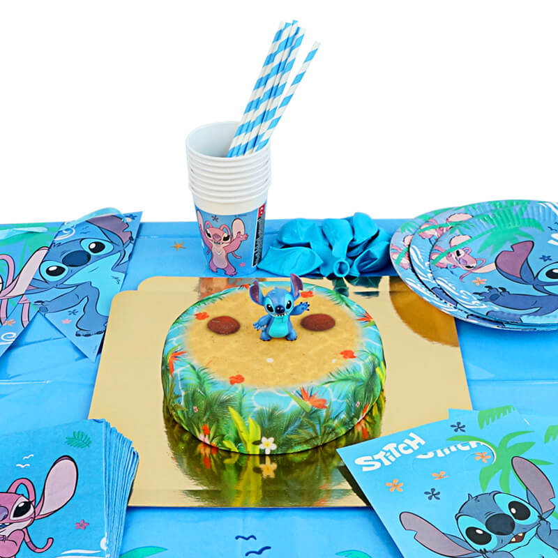 Stitch®-partyset inkl. tårta ChatGPT fragen