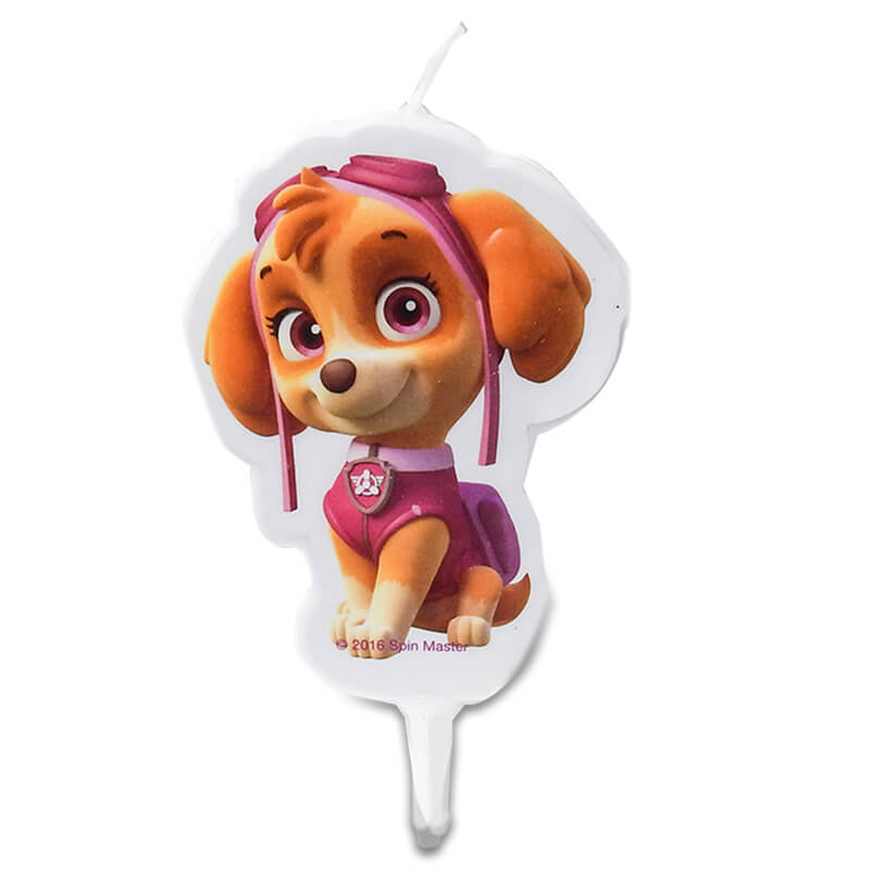 Paw-Patrol® tårtljus Skye