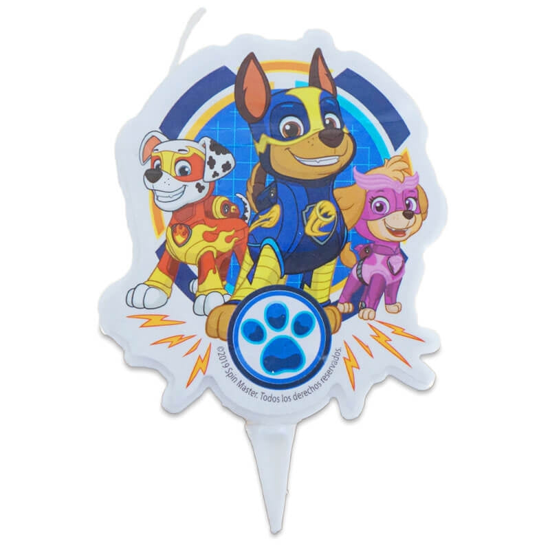 PAW-Patrol® tårtljus med Chase och Marshall