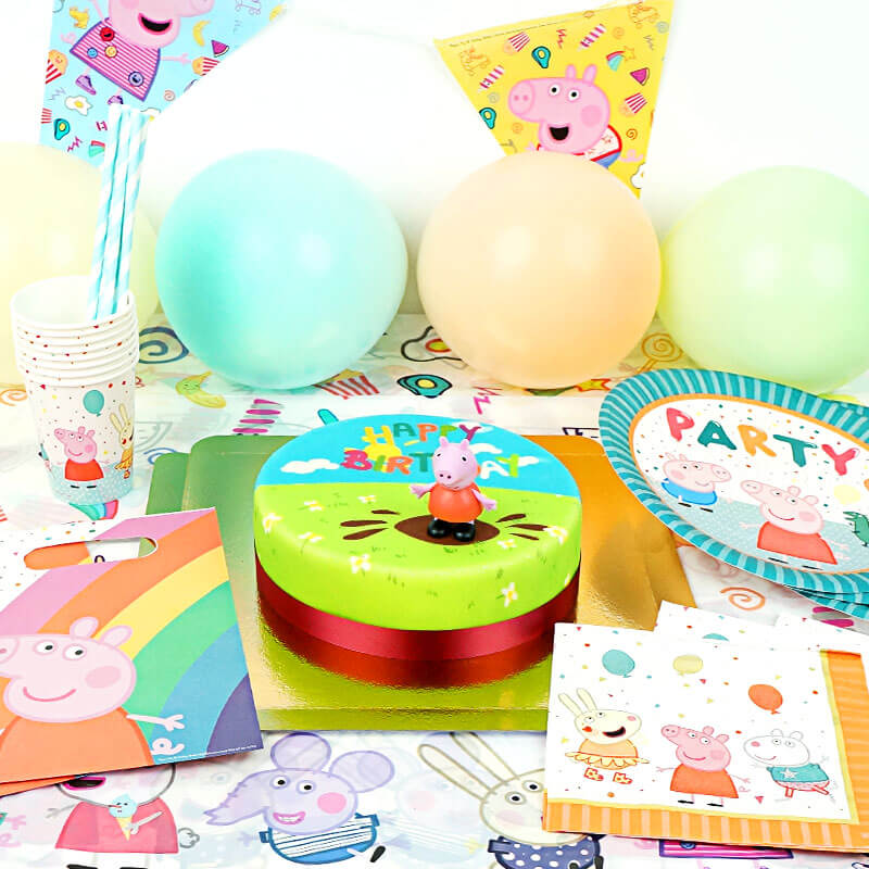 Greta Gris partyset inkl. tÄrta