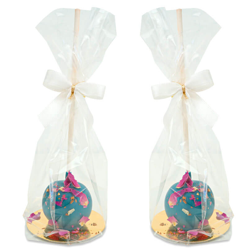 BlÄ Deluxe-Cake-Pops med rosenblad (10 st)