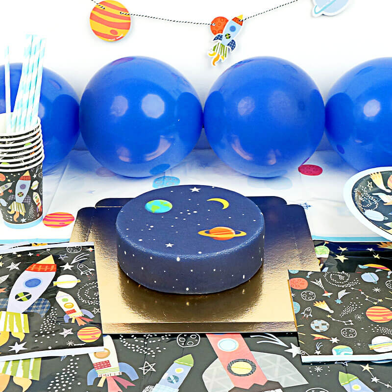 Rymd partyset inkl. tÄrta