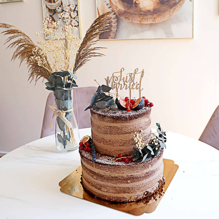 Green Wedding choklad 2 vån - inkl. Cake topper m.m.