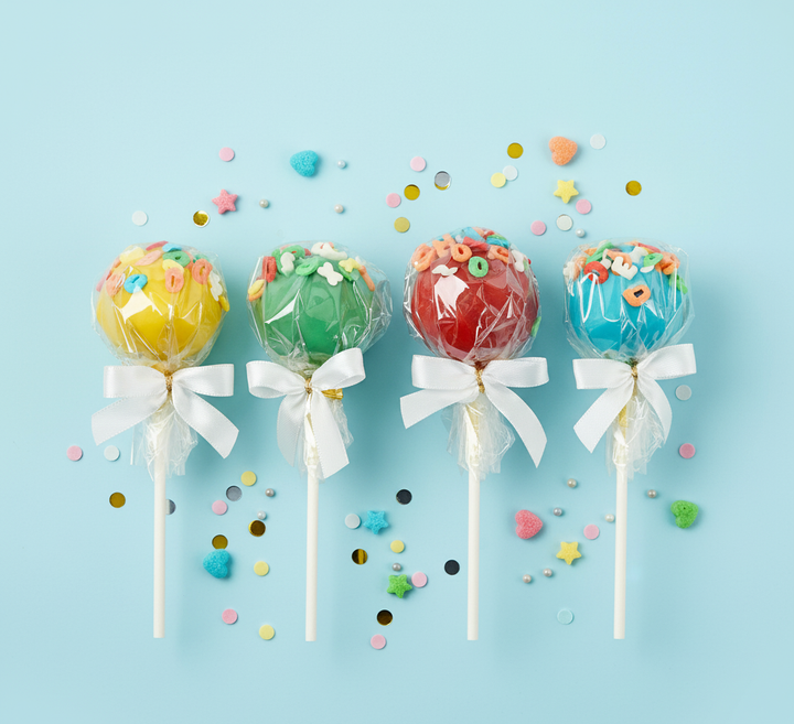 ABC Cake-Pops, olika färger (12 st) 