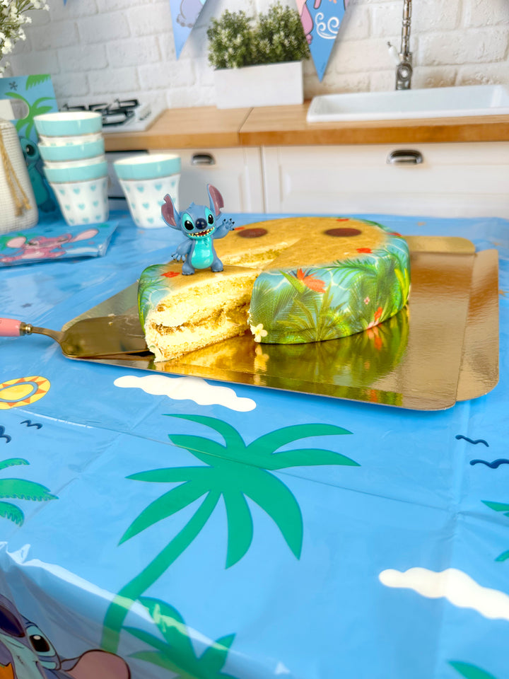 Stitch® på tropisk strandtårta