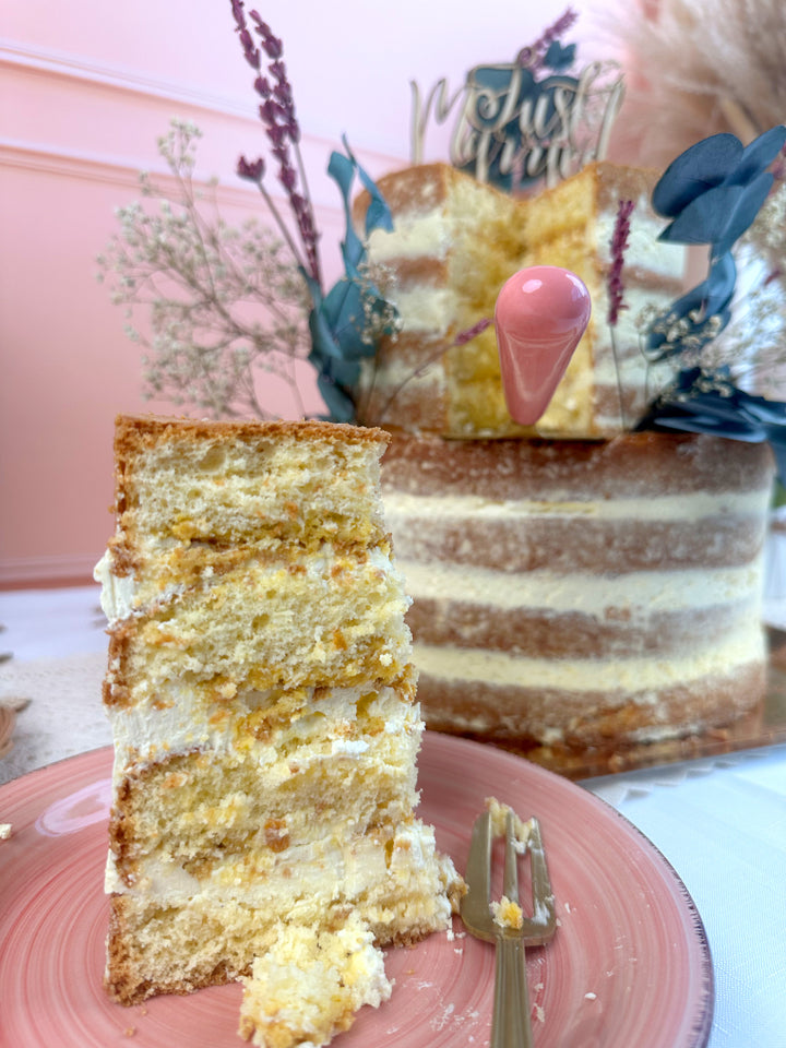 Naked Cake, bröllopstårta