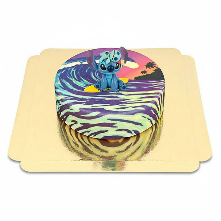 Stitch® på Surfer-tårta