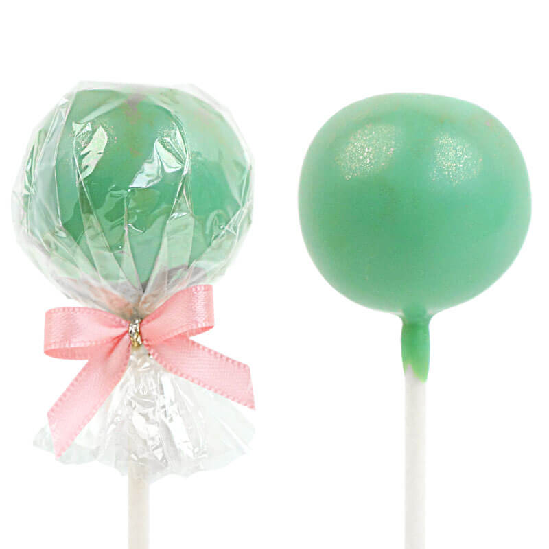 Enfärgade färgglada Cake Pops (12 stycken)