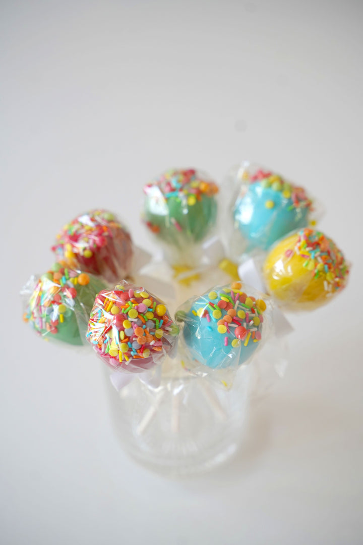 Glada Cake-Pops med Strössel-Konfetti (12 st) 