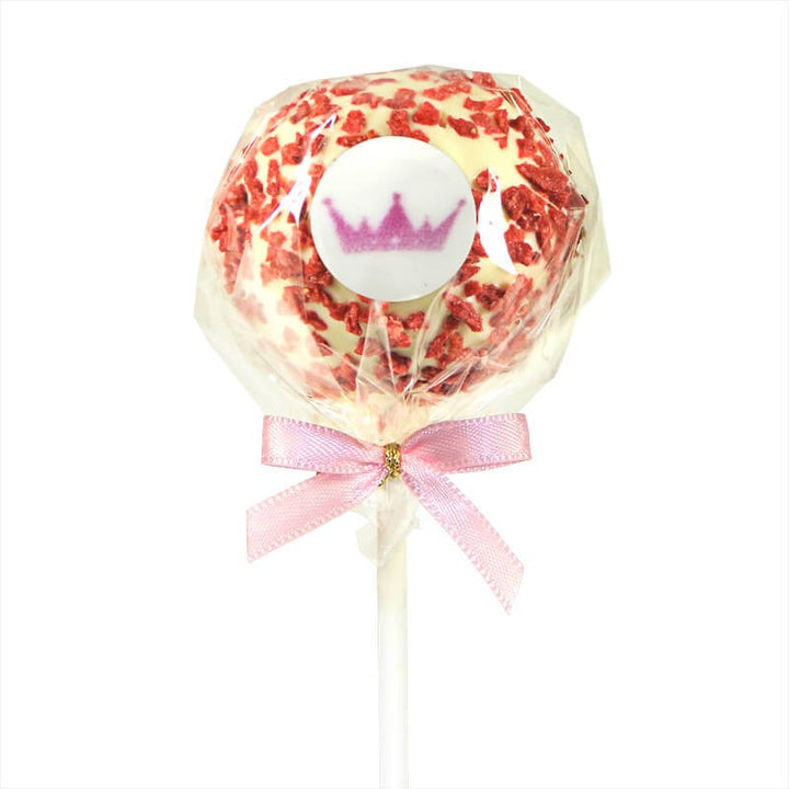 Cake-Pops med Logotyp, Apelsin- & Jordgubbstopping (12 st)