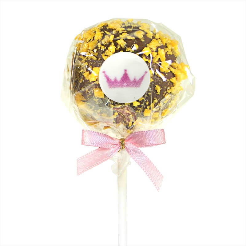 Cake-Pops med Logotyp, Apelsin- & Jordgubbstopping (12 st)