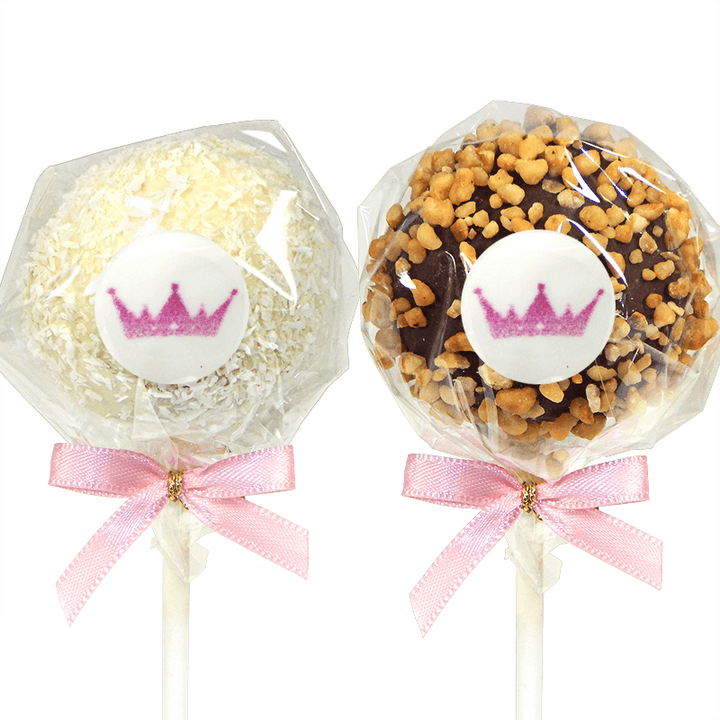 Cake-Pops med Logotyp, Hasselnötter & Kokos (12 st)