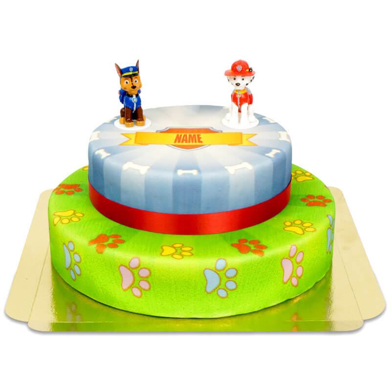 PAW Patrol® på tvåvåningstårta