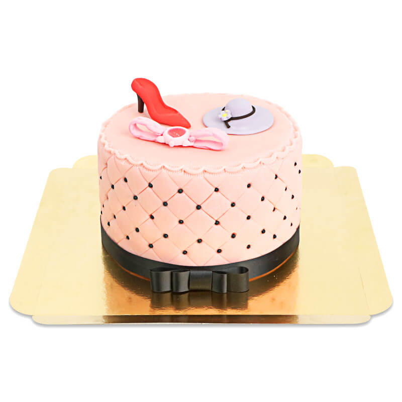 Deluxe Make-Up Cake med färgglada sockerdekorationer