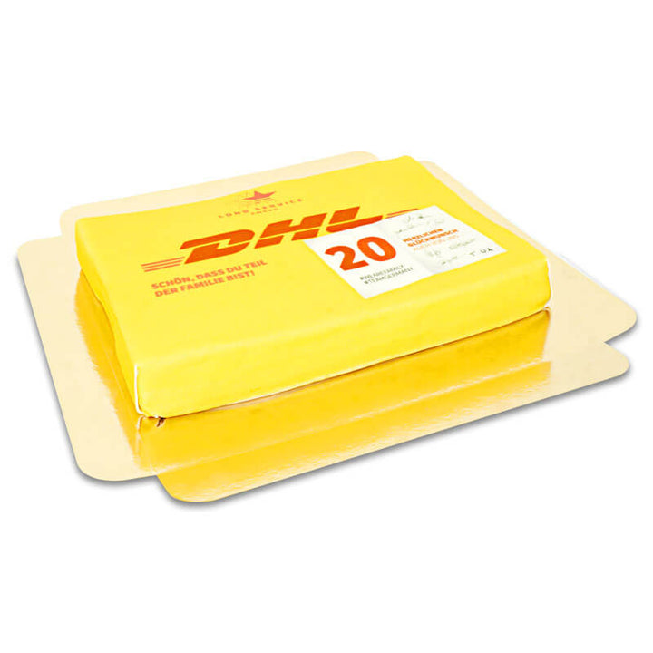 DHL Express Jubiläumstorten, 30 Portionen, L-39x27cm