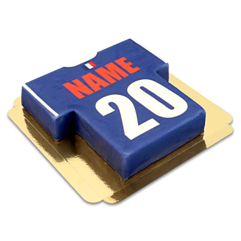 Frankreich Trikot-Torte BLAU