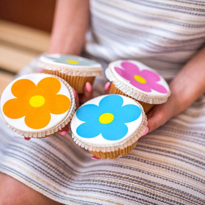 Flower Power Cupcakes