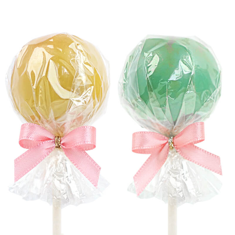 Färgglada Cake Pops i 2 färger (2x6 stycken)