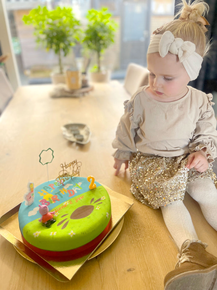 Greta Gris födelsedagstårta