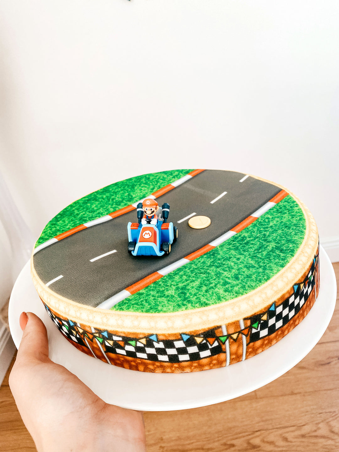 Mario Kart® på racerbanetårta