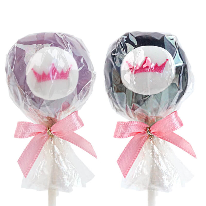 Färgglada Cake Pops med logotyp i 2 färger (2x6 stycken)