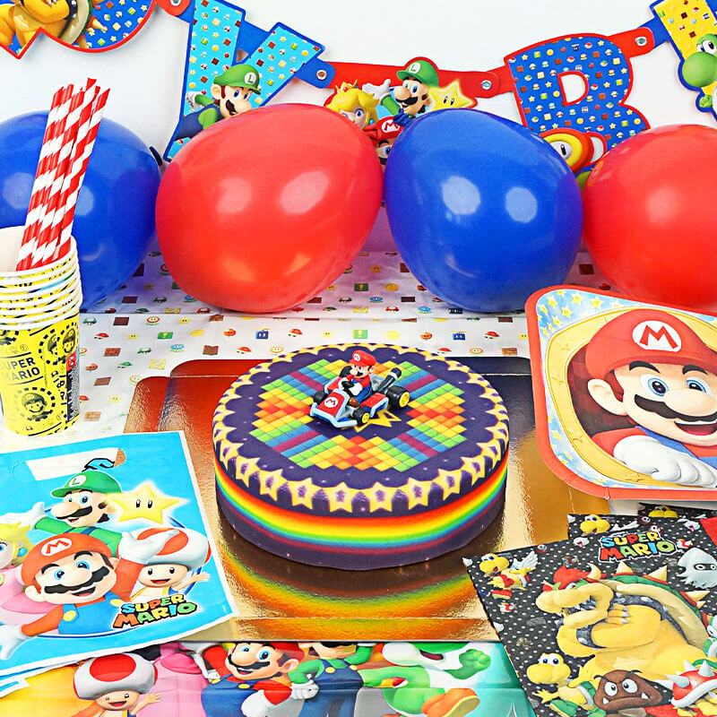 Super Mario® Partyset inkl. tårta