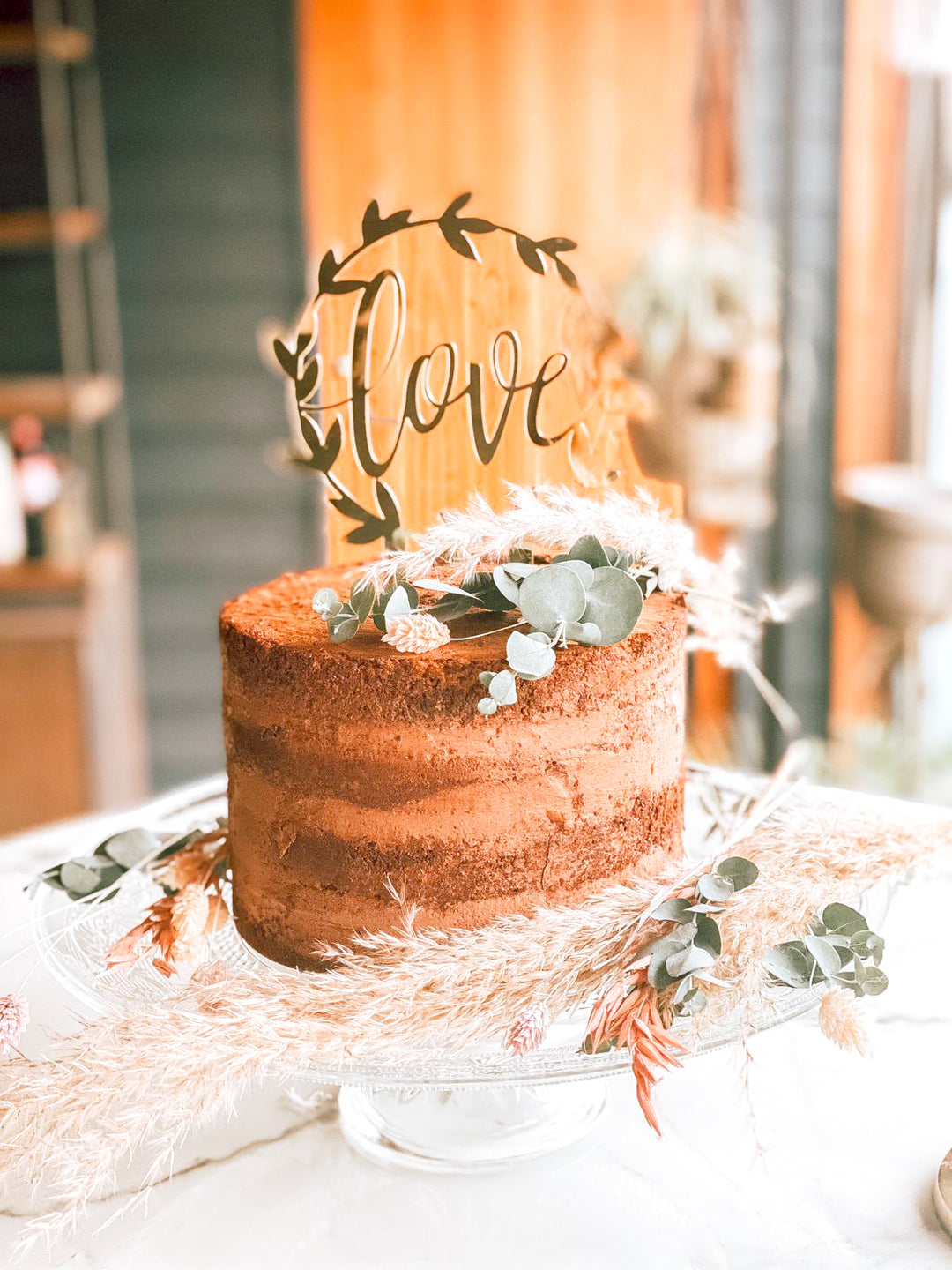 Choklad Naked Cake - olika storlekar