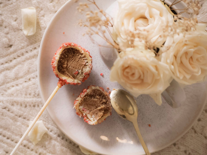 Cake-Pops med Apelsin- & Jordgubbstopping (12 st)