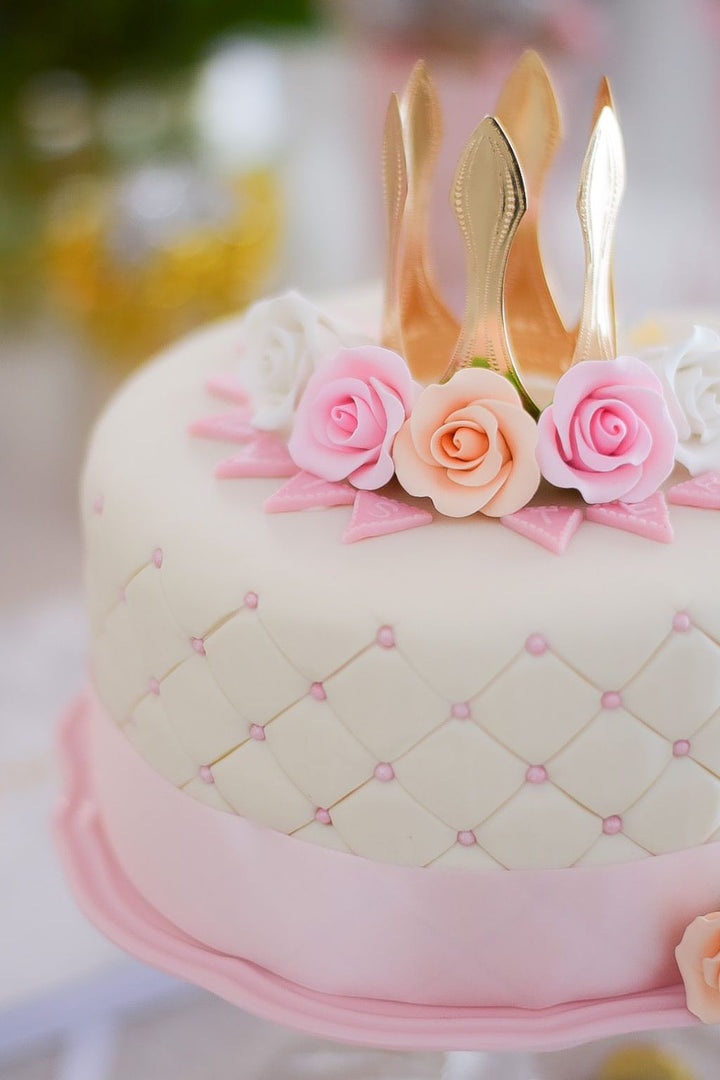 Happy Birthday Deluxetårta, rosa