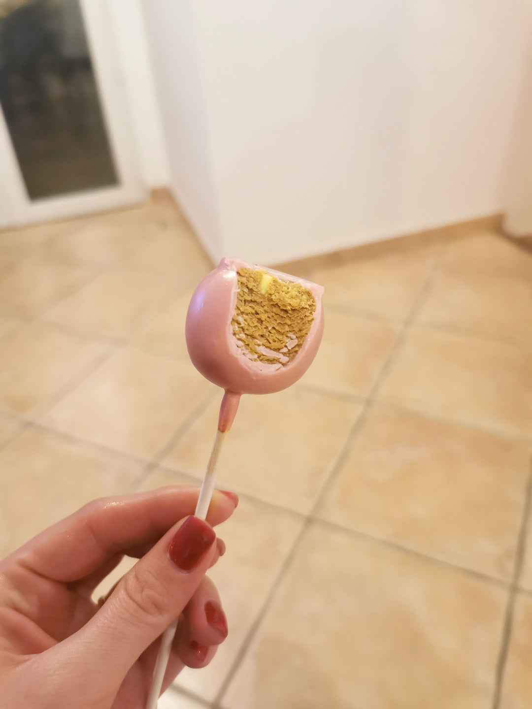 Alla hjärtans dag Deluxe Cake-Pops i rosa (10 stycken)