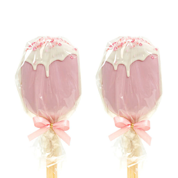 Rosa alla hjärtans dag Cake-Popsicle (10 st)