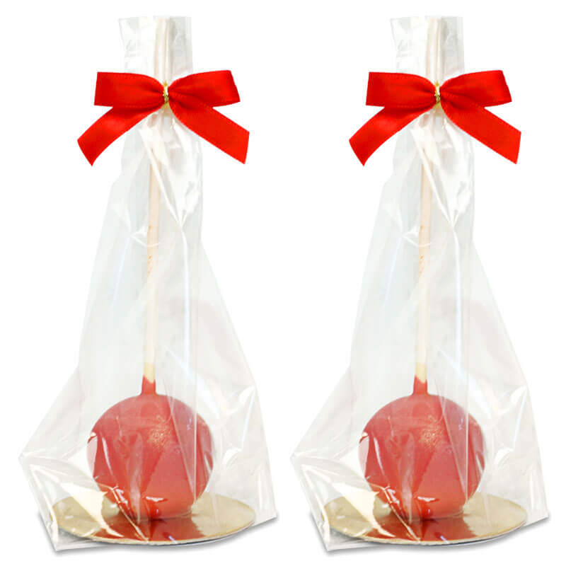 Alla hjärtans dag Deluxe Cake-Pops - röda (10 stycken)
