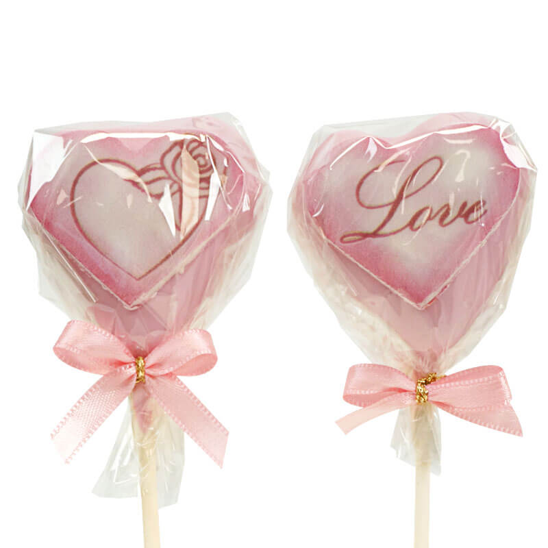 Valentines Cake-Pops Rosa (12 st)