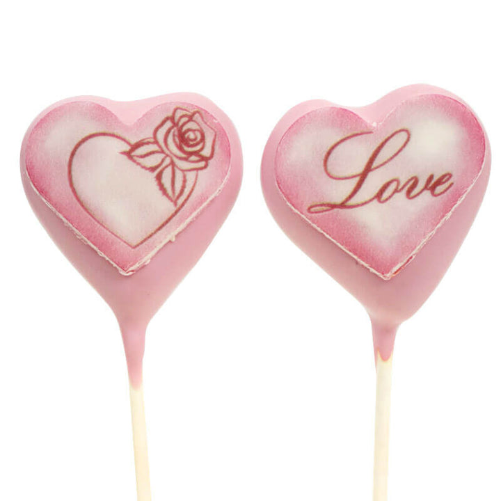 Valentines Cake-Pops Rosa (12 st)